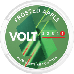 VOLT Frosted Apple Slim #5 Extra Strong All White Portion - Snussidan