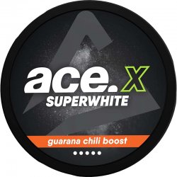 ACE X Guarana Chili Boost All White Portion - Snussidan