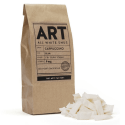 Art Cappuccino Ecopack 9mg SLIM All White - Snussidan