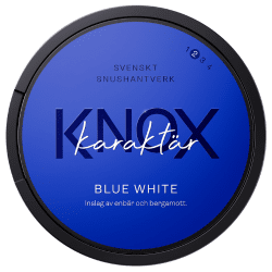 Knox Karaktär Blue White Portionssnus - Snussidan