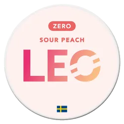 Leo LEO Sour Peach Zero Normal - nikotinpåsar
