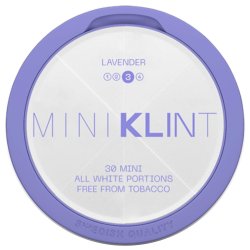 Klint Lavender #3 MINI All White Portion - Snussidan