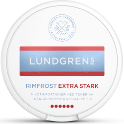 Lundgrens Rimfrost EXTRA Stark All White - Snussidan