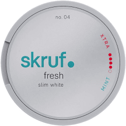 Skruf no 04 Slim Fresh Xtra Stark White Portion