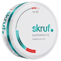 Skruf Super White No. 53 Fresh Mint Strong