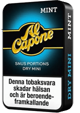 Al Capone Mint White Dry Mini - Snushallen