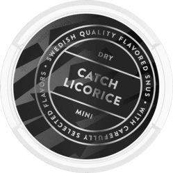 Catch Dry White Licorice Mini - Snushallen