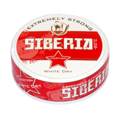 Siberia -80 Degrees White Dry Portion - Snushallen