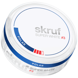 Skruf Super White Slim Polar #3 - Snushallen
