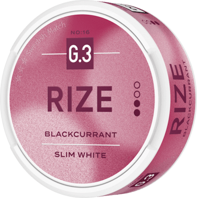 G.3 Rize Blackcurrant Slim White