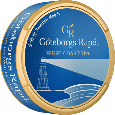 Göteborgs Rapé West Coast IPA White Portionssnus - Snussidan