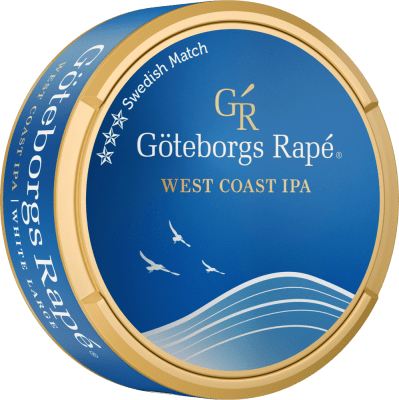 Göteborgs Rapé West Coast IPA White Portionssnus - Snussidan