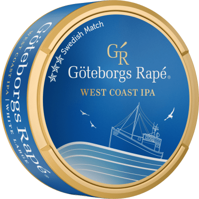 Göteborgs Rapé West Coast IPA White Portionssnus - Snussidan