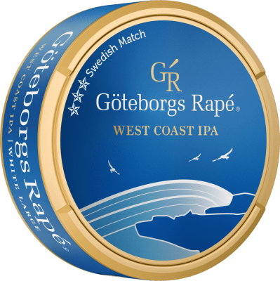 Göteborgs Rapé West Coast IPA White Portionssnus - Snussidan