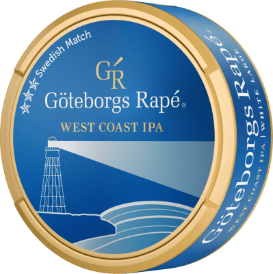 Göteborgs Rapé West Coast IPA White Portionssnus - Snussidan