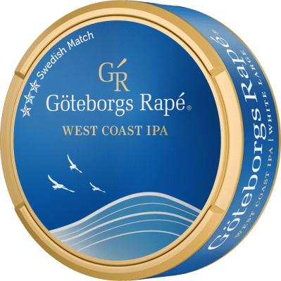 Göteborgs Rapé West Coast IPA White Portionssnus - Snussidan