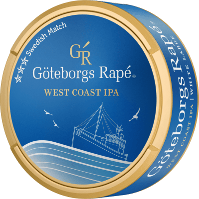 Göteborgs Rapé West Coast IPA White Portionssnus - Snussidan
