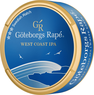 Göteborgs Rapé West Coast IPA White Portionssnus - Snussidan