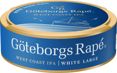 Göteborgs Rapé West Coast IPA White Portionssnus - Snussidan