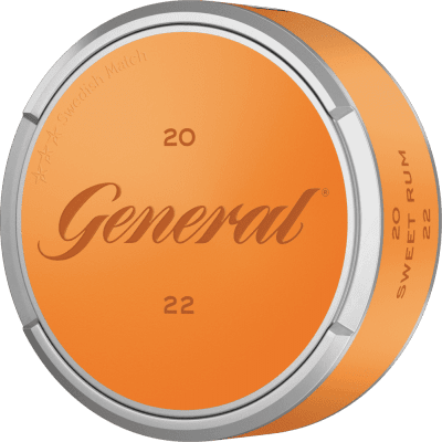 General Sweet Rum Black/White Portionssnus LIMITED EDITION - Snussidan