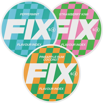 FIX Mixpack 3-Pack Strawberry Pineapple Peppermint S4