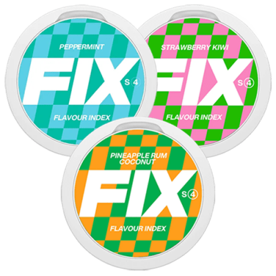 FIX Mixpack 3-Pack Strawberry Pineapple Peppermint S4