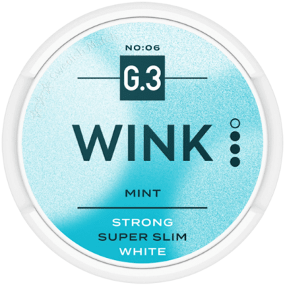 G.3 Blue Mint Super Slim White Portion Strong