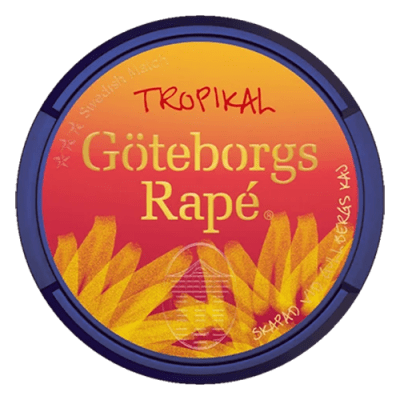 Göteborgs Rapé Tropikal Vit Portion