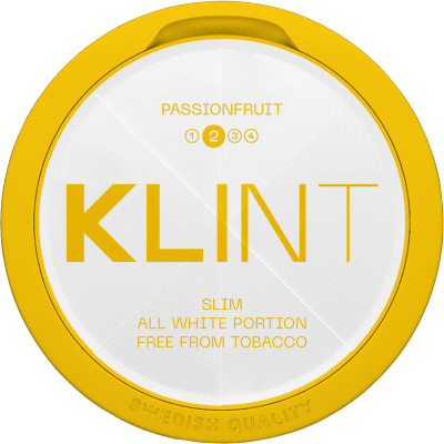 Klint Passionfruit #2 All White Portion - Snussidan