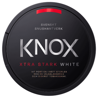 Knox Xtra Stark White Portionssnus - Snussidan