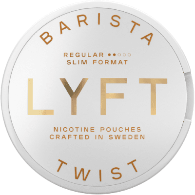 LYFT Barista Twist Regular All White - Snussidan