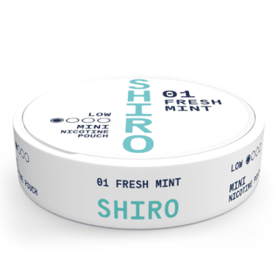 Shiro 01 Fresh Mint Low Mini - Snussidan