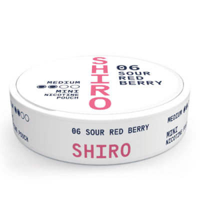 Shiro 06 Sour Red Berry Medium Mini - Snussidan