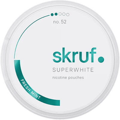 Skruf Superwhite No. 52 Fresh Mint 6mg