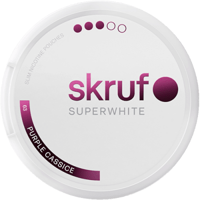 Skruf Super White No. 63 Purple Cassice 9mg