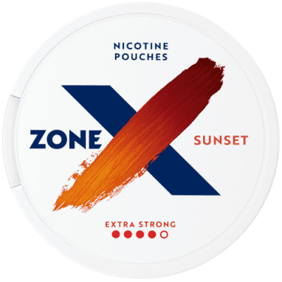 ZoneX Sunset #4 Slim All White - Snussidan
