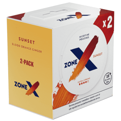 ZoneX Sunset #4 Slim All White - Snussidan