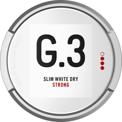 G.3 Slim White Portion Strong - Snushallen