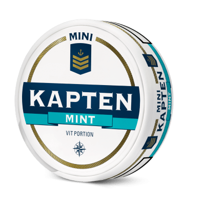 Kapten Vit Mint Mini - Snussidan