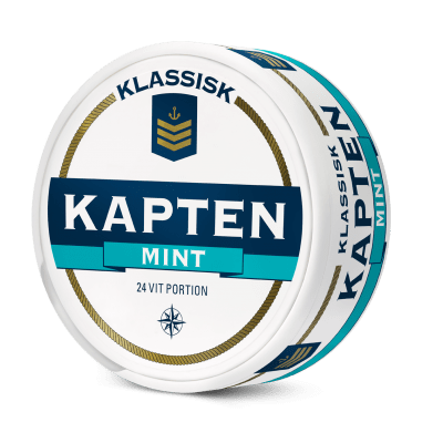 Kapten Vit Mint Portionssnus - Snussidan