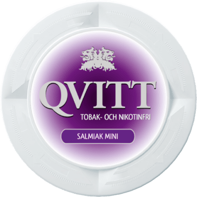 Qvitt Salmiak Mini - Snushallen