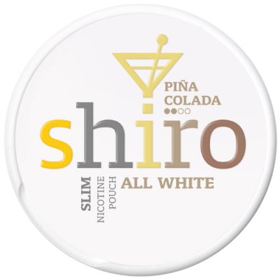Shiro All White Slim Pina Colada - Snushallen