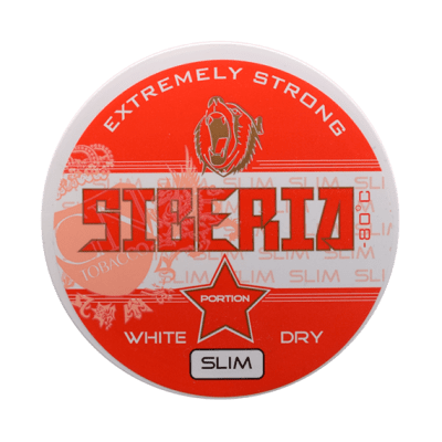 Siberia -80 Degrees White Dry Slim Portion - Snushallen