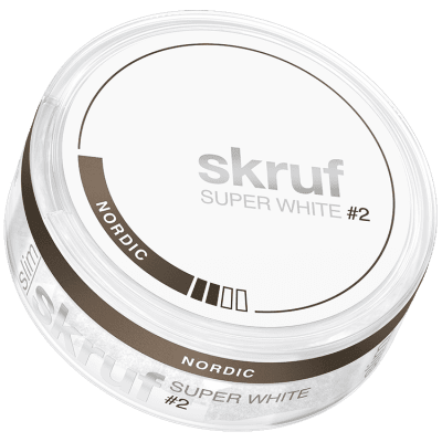 Skruf Super White Slim Nordic #2 - Snushallen