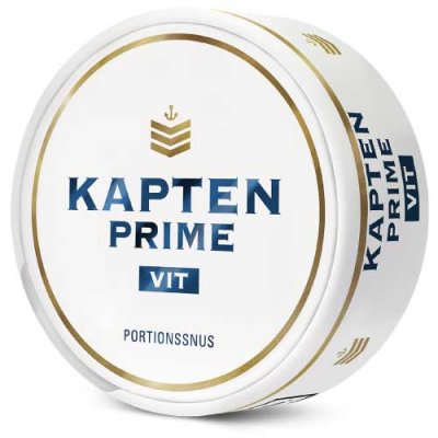 Kapten Prime Vit Portionssnus - Snussidan