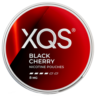 XQS Black Cherry Slim Strong #4 All White - Snussidan