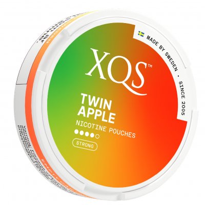 XQS Twin Apple Strong #4 All White - Snussidan