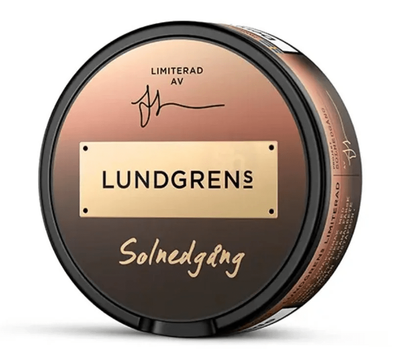 Lundgrens Solnedgång White Portion Limited Edition dosa