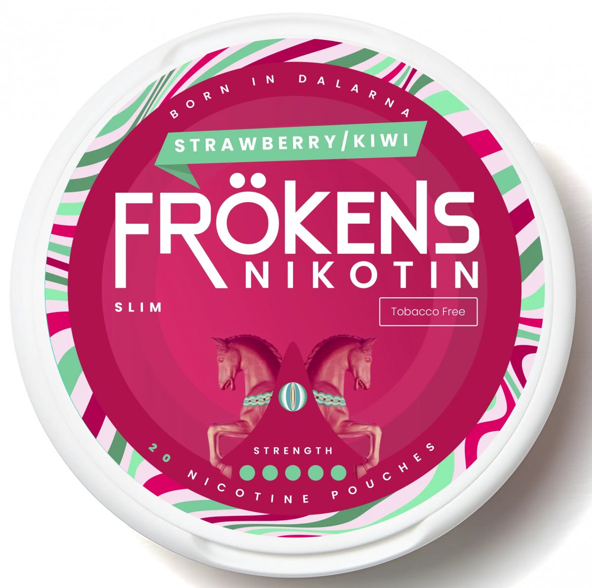 Frökens Nikotin Strawberry Kiwi #5 dosa