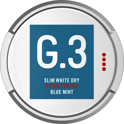 G.3 Blue Mint Slim White Portion Extra Strong dosa